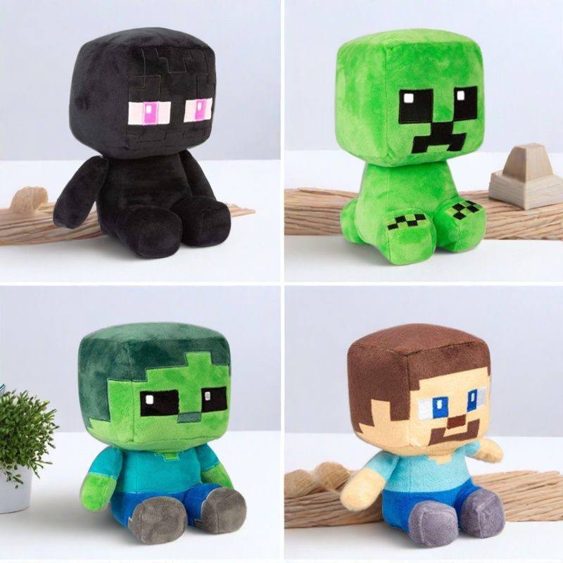 Lucky Maker Soft Pixel Monsters  Plush Toy Series