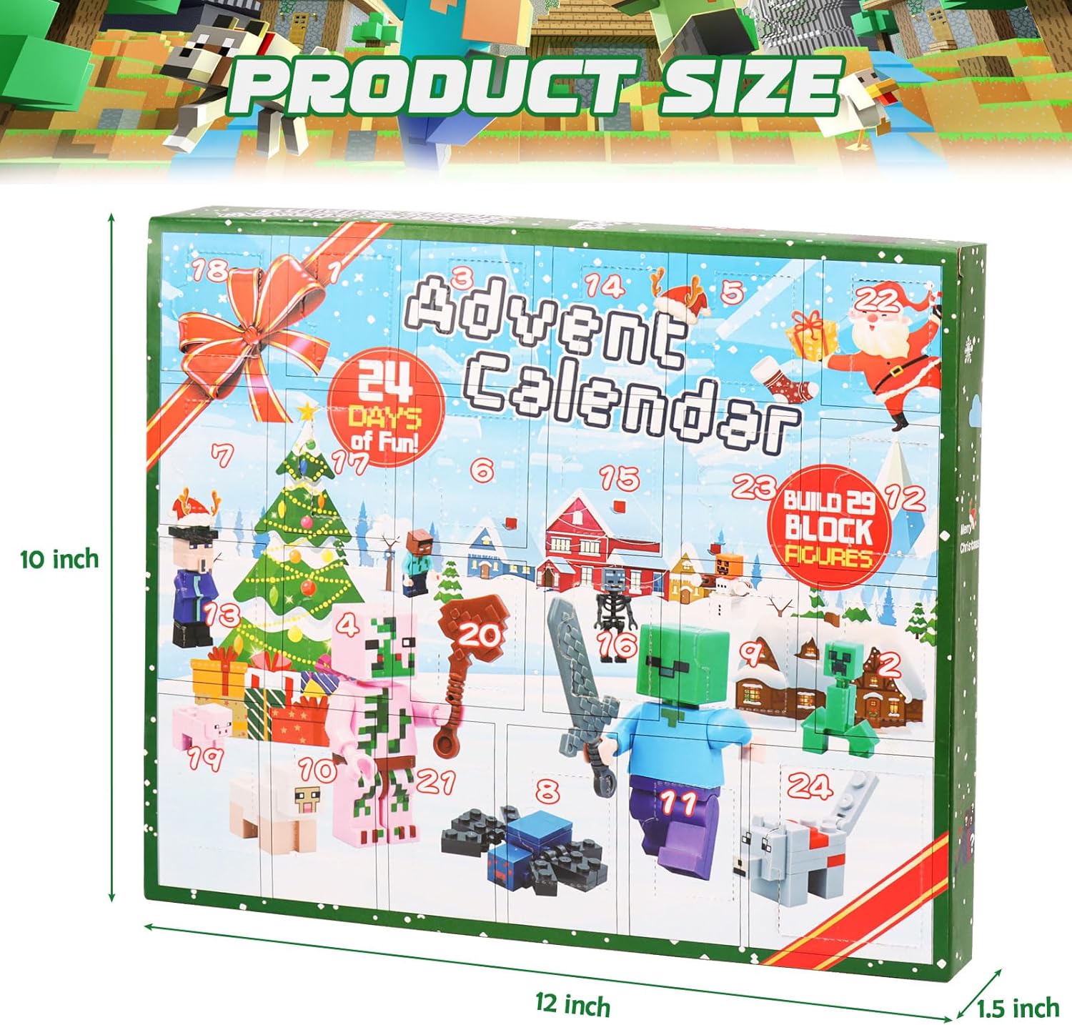 Advent Calendar 2025 by Lucky Maker  24 Days of Building Fun (Brick-Compatible)